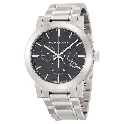 burberry watch 9351|Burberry Black Dial Chronograph Stainless Steel Men's Watch .